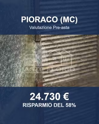 Immobile in asta di 80 m² a Pioraco
