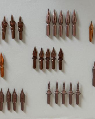 Set 40 pennini d’epoca 8 tipologie