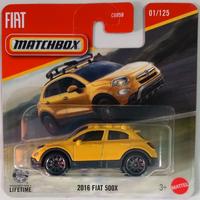 Matchbox 2016 Fiat 500X Giallo