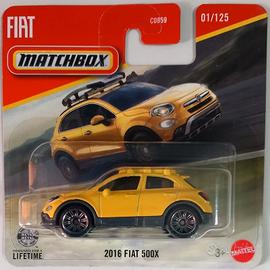 Matchbox 2016 Fiat 500X Giallo