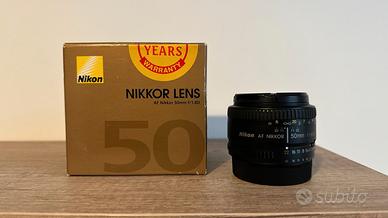 Nikon AF Nikkor 50mm f/1.8D (Nikon F, Full Frame)