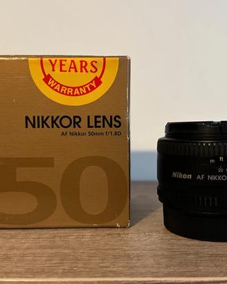 Nikon AF Nikkor 50mm f/1.8D (Nikon F, Full Frame)