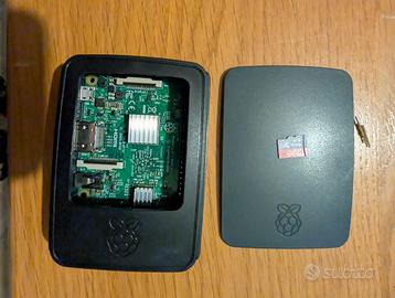 Raspberry Pi3B (sd 64gb, case, alimentatore)