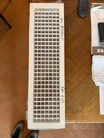 Griglia areazione mandata 63 x 18 bianca AC