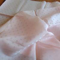 Tessuto in organza a pois