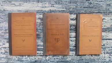 3 Libri FS- Formazione Macchinisti Trifase 1927-28