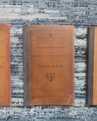3 Libri FS- Formazione Macchinisti Trifase 1927-28