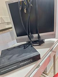 Televisore mivar e impianto telecamera antirapina