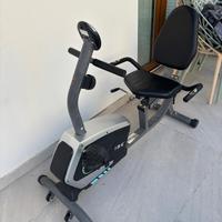 Cyclette Ise con schienale compatta