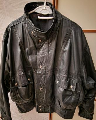 Giacca bomber uomo Vintage in Vera Pelle