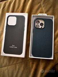 Cover in pelle magsafe per Apple iphone 15 pro max