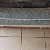 Pietra e trave in legno angolare per caminetto 