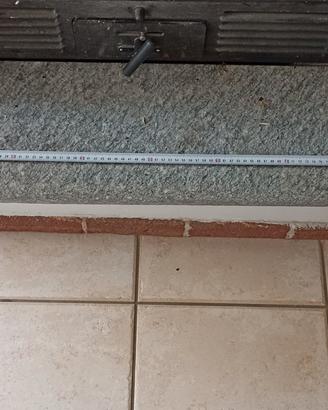 Pietra e trave in legno angolare per caminetto 