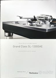 Brochure Technics SL 1200 GAE LTD