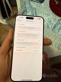 Iphone 15 pro max 256 gb