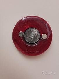 Faretti in vetro di Murano rosso La Murrina 