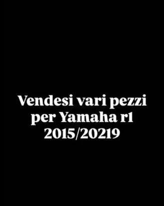 Vari pezzi yamaha r1