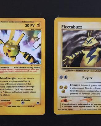 Lotto Pokemon Elekid + Electabuzz Vintage