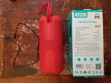 Speaker portatile bluetooth con radio FM