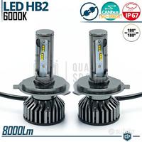 Kit Luci LED HB2 CANbus Luce Bianca POTENTE6000K