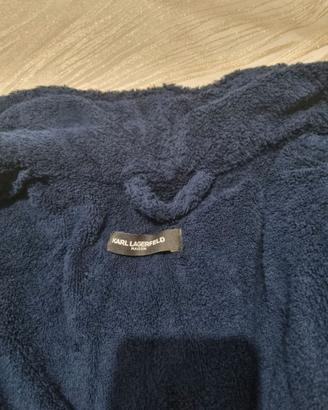 2 Accappatoi Karl Lagerfeld Blu Nuovi L/XL