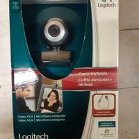 Videocamera x Pc con cuffia Auricolare Logitech
