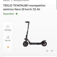 Monopattino elettrico Teklio
