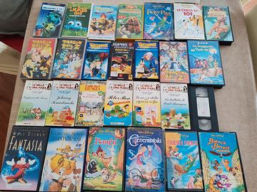 Lotto 46 VHS Videocassette originali disney, film