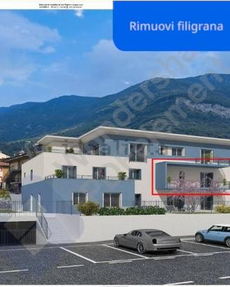 Splendido bilocale nuovo non arredato vista lago