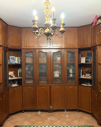 Splendida  libreria in legno