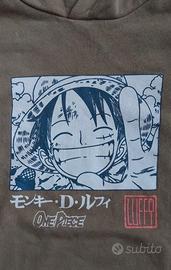 Felpa One Piece marrone Luffy unisex