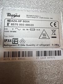 Whrilpool asciugatrice AZA-KP 8004