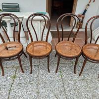 4 sedie THONET VIENNA da impagliare 