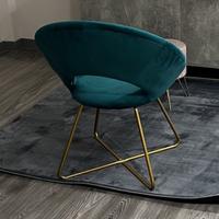 Poltroncina verde petrolio