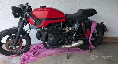 Cafè Racer base Cagiva alazzurra 350cc del 89