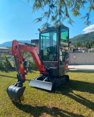 Mini escavatore 15 q con accessori