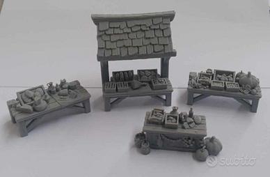 Dungeons & Dragons - Heroquest - BANCHI MERCATO -