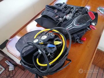 Attrezzatura sub completa scuba