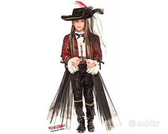 Abito vestito carnevale Veneziano corsara pirata