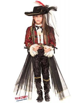 Abito vestito carnevale Veneziano corsara pirata