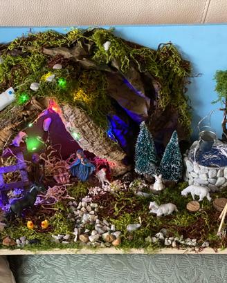 Presepe artigianale completo