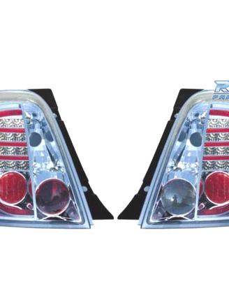 FANALI FIAT 500 07- LED FONDO CROMATO