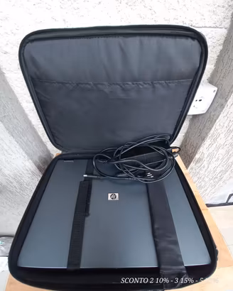 HP Compaq 8710w 17" monitor rotto alim e borsa