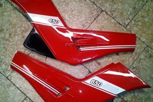 Fiancatine sotto sella cagiva 650 ala azzurra anni