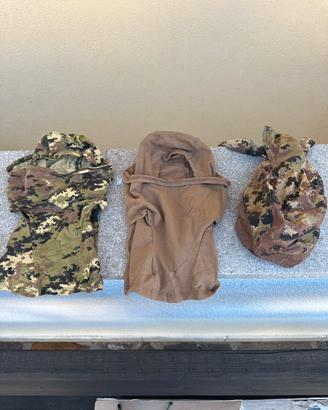 Passamontagna Militari Vegetato e Coyote + Bandana