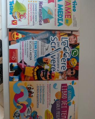 3 libri per le medie 