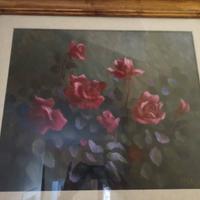 Dipinto olio su tela Rose