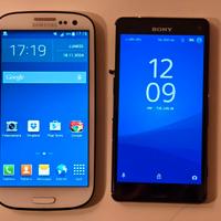 Samsung Galaxy S3 + Sony Xperia Z3 Compact