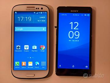 Samsung Galaxy S3 + Sony Xperia Z3 Compact