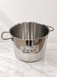 Pentola in Acciaio Inox Nuova - Made in Italy